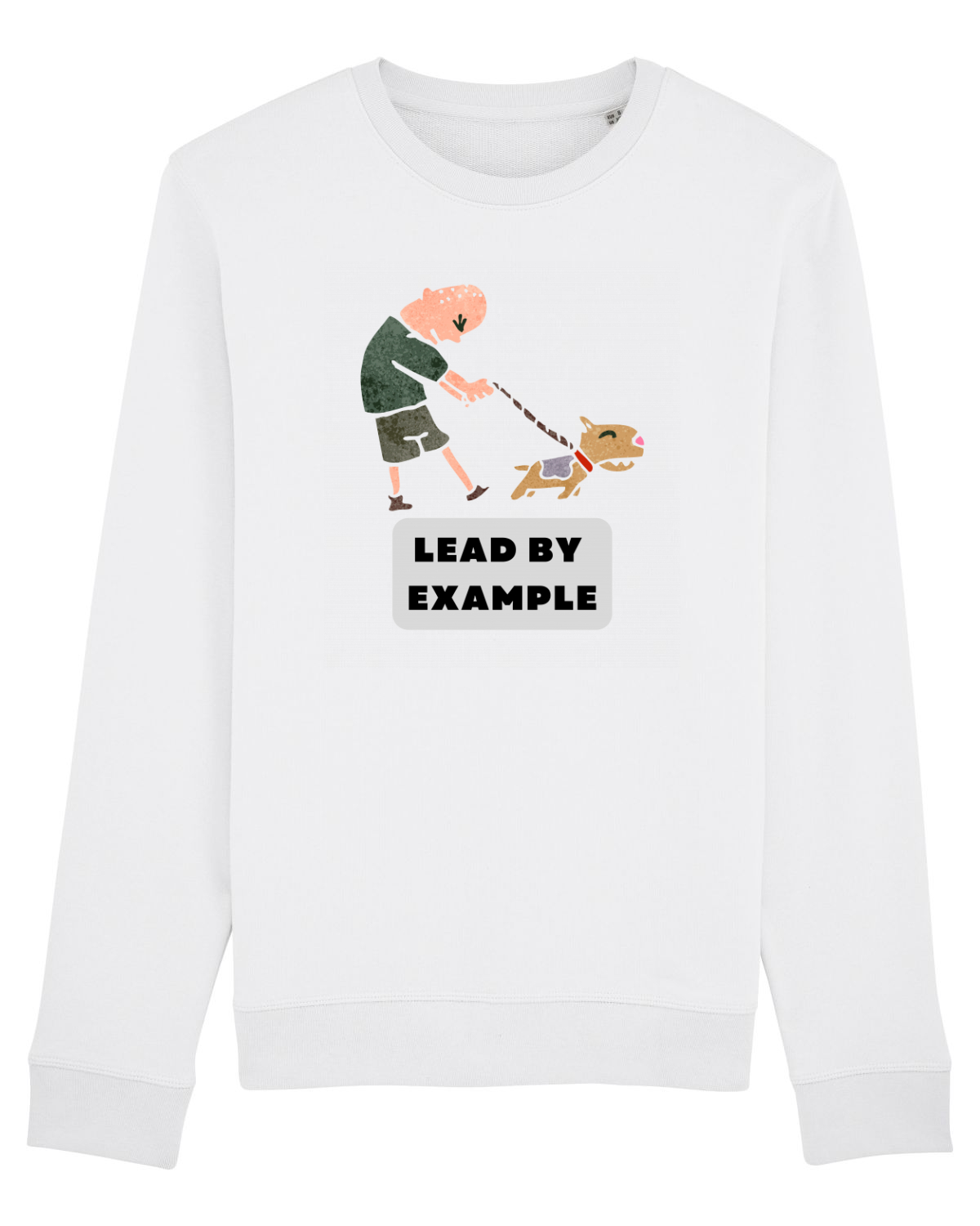 Bluză mânecă lungă Unisex Rise White