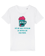 SĂ NE POTOLIM SETEA DE CULTURĂ Tricou mânecă scurtă  Copii Mini Creator