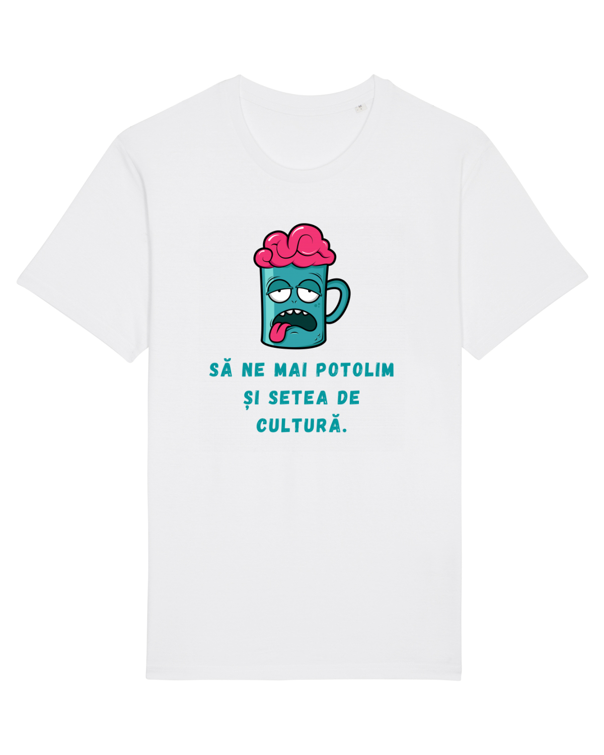 Tricou mânecă scurtă Unisex Rocker White
