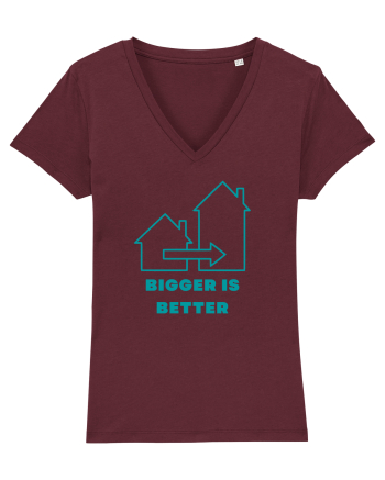 BIGGER IS BETTER Burgundy