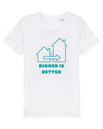 BIGGER IS BETTER Tricou mânecă scurtă  Copii Mini Creator