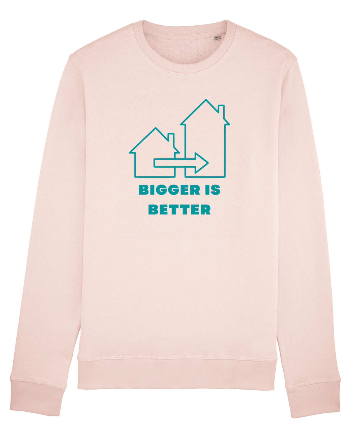 Bluză mânecă lungă Unisex Rise Candy Pink