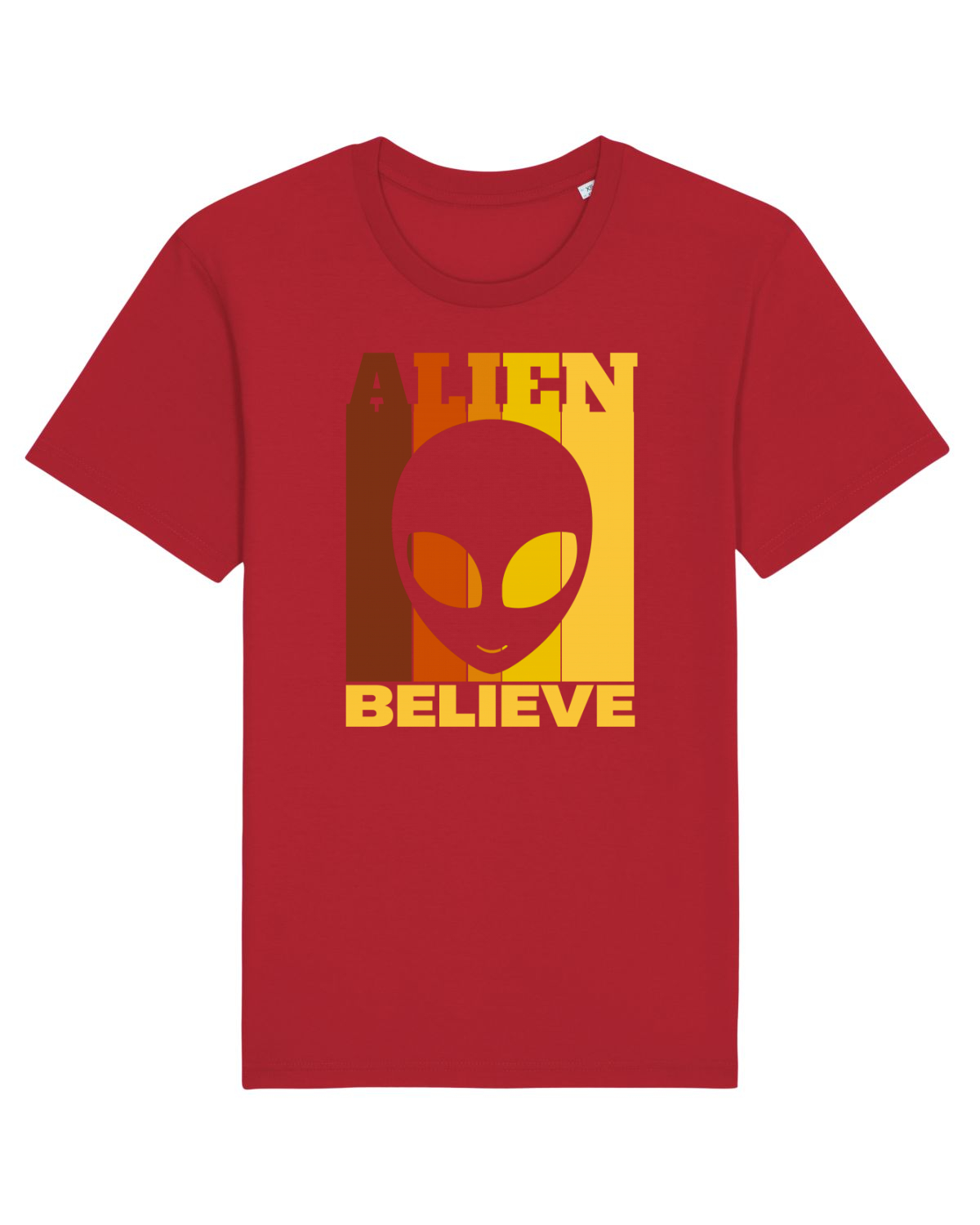 Tricou mânecă scurtă Unisex Rocker Red
