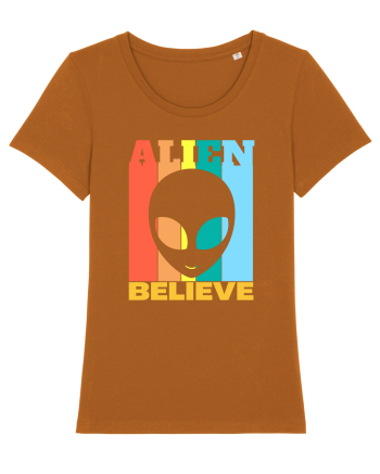 Retro Vintage Alien Roasted Orange