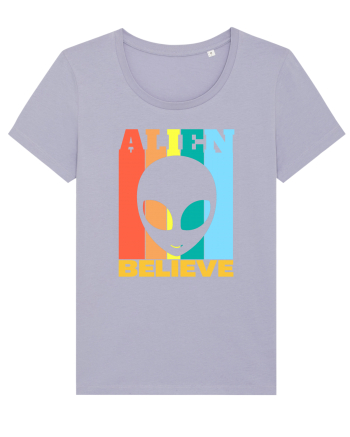 Retro Vintage Alien Lavender