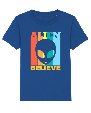 Retro Vintage Alien Majorelle Blue