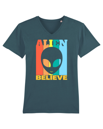 Retro Vintage Alien Stargazer