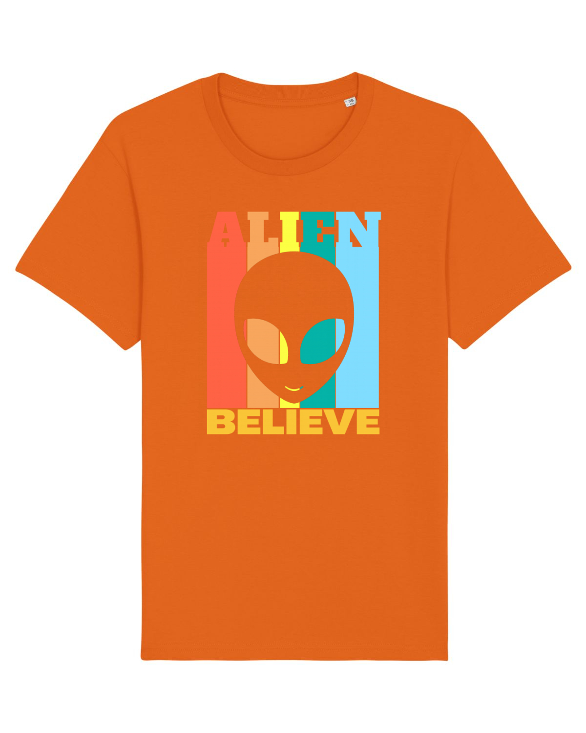Tricou mânecă scurtă Unisex Rocker Bright Orange