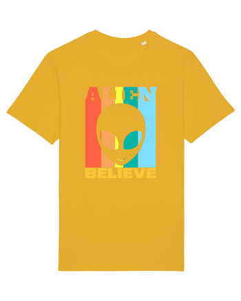Retro Vintage Alien Spectra Yellow