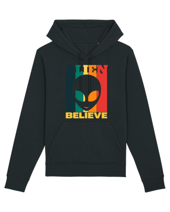 Retro Vintage Alien Black