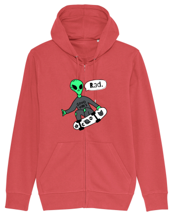 Alien Skateboarder Carmine Red