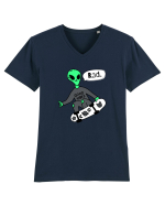 Alien Skateboarder Tricou mânecă scurtă guler V Bărbat Presenter