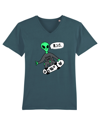 Alien Skateboarder Stargazer