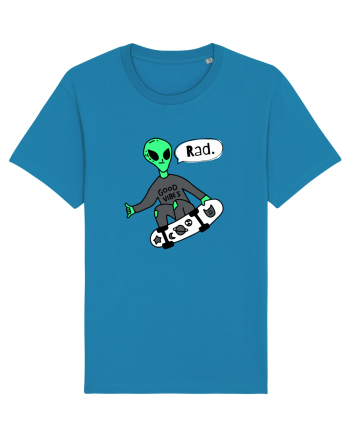 Alien Skateboarder Azur