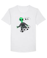 Alien Skateboarder Tricou mânecă scurtă guler larg Bărbat Skater