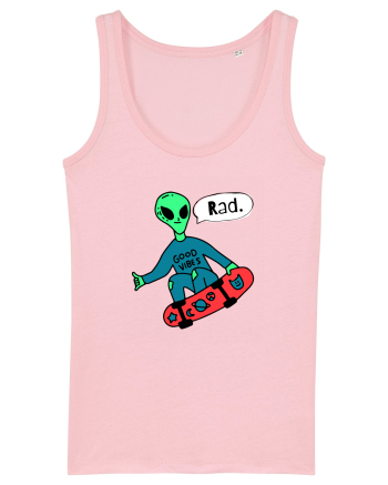 Alien Skateboarder Cotton Pink