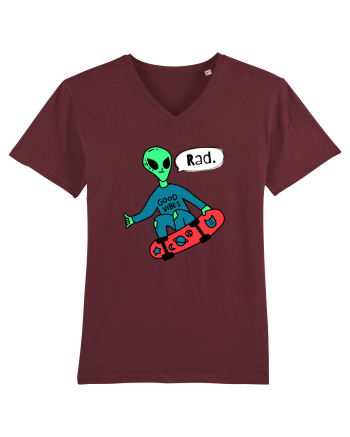 Alien Skateboarder Burgundy
