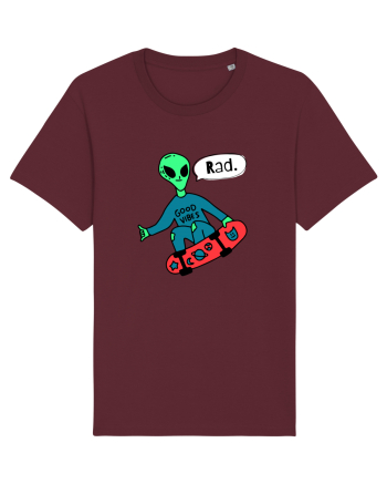 Alien Skateboarder Burgundy