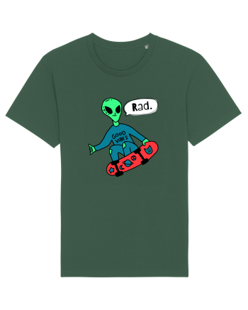 Alien Skateboarder Bottle Green