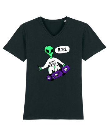 Alien Skateboarder Black