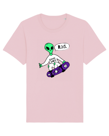 Alien Skateboarder Cotton Pink