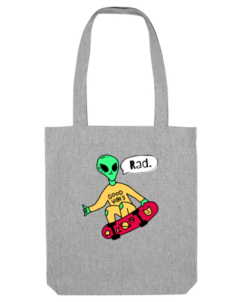 Alien Skateboarder Heather Grey