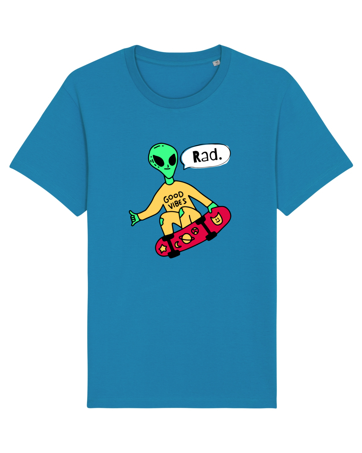 Tricou mânecă scurtă Unisex Rocker Azur