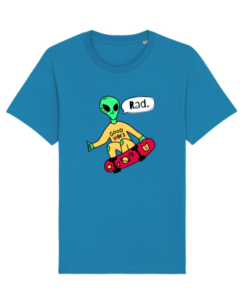Alien Skateboarder Azur