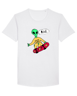 Alien Skateboarder Tricou mânecă scurtă guler larg Bărbat Skater
