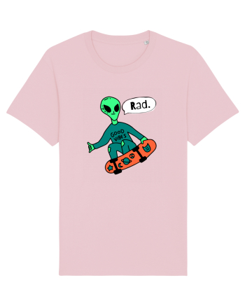 Alien Skateboarder Cotton Pink
