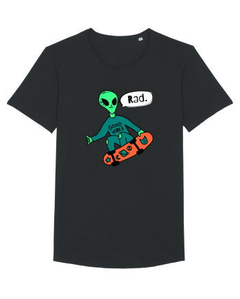 Alien Skateboarder Black