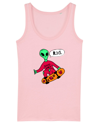 Alien Skateboarder Cotton Pink