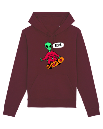 Alien Skateboarder Burgundy
