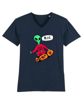 Alien Skateboarder French Navy