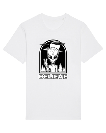 Alien And UFO White