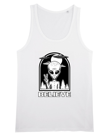 Alien And UFO White