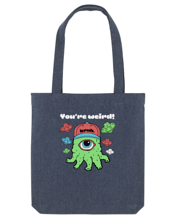 Funny Alien  Midnight Blue