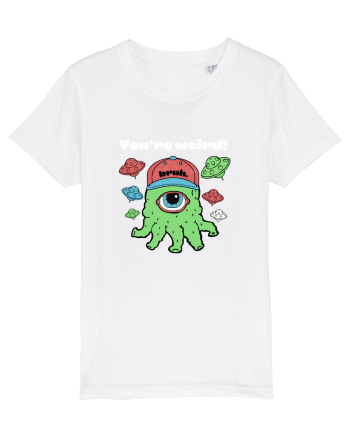 Funny Alien  White