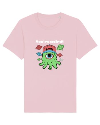 Funny Alien  Cotton Pink
