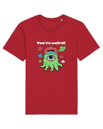 Funny Alien  Red