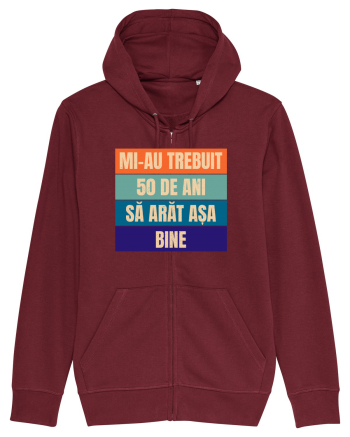 Aniversare 50 de ani, Citat Amuzant Burgundy