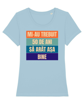 Aniversare 50 de ani, Citat Amuzant Sky Blue