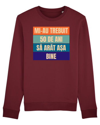 Aniversare 50 de ani, Citat Amuzant Burgundy