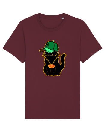 Hip Hop Cat  Burgundy