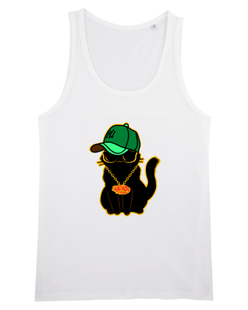 Hip Hop Cat  White