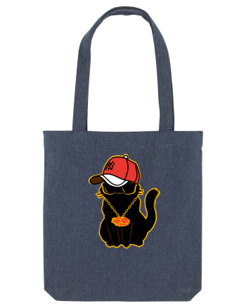 Hip Hop Cat  Midnight Blue