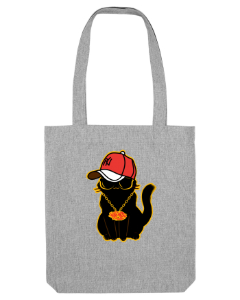 Hip Hop Cat  Heather Grey