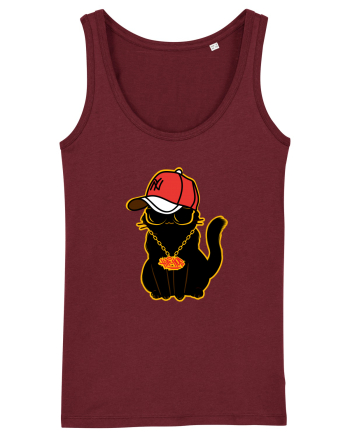 Hip Hop Cat  Burgundy