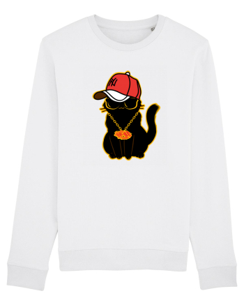 Hip Hop Cat  White