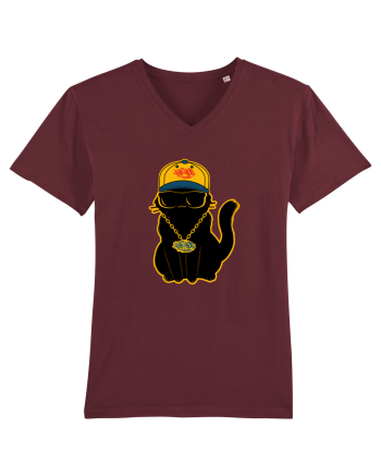 Hip Hop Cat  Burgundy